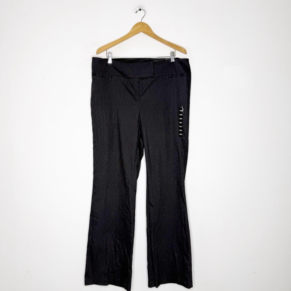 Torrid Charcoal Trouser Pants NWT Size 18R Stretch Career Workwear